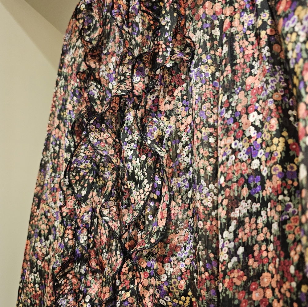 Flower  Blouse/sheer
